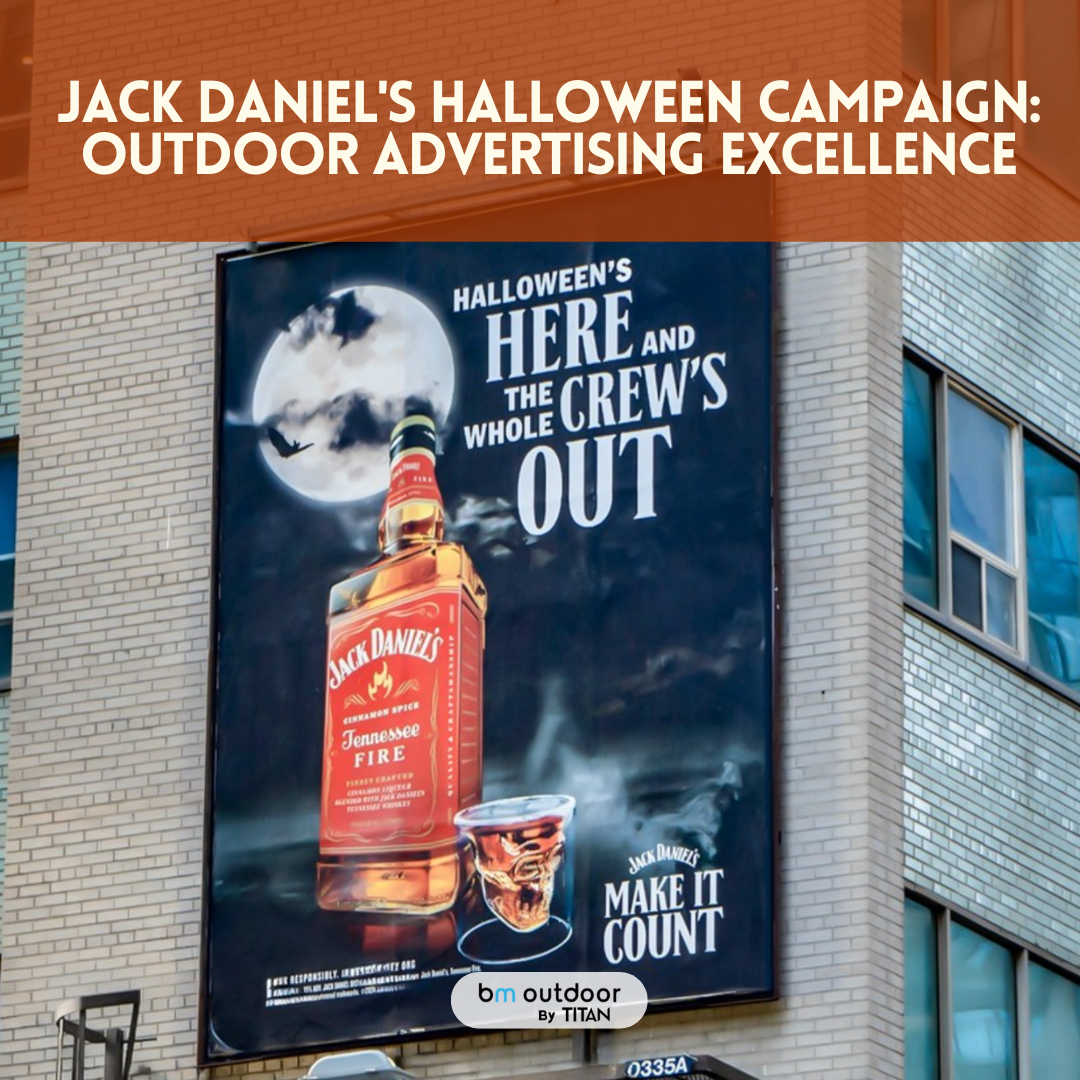 Jack Daniel's Halloween Campaign: Outdoor Advertising Excellence